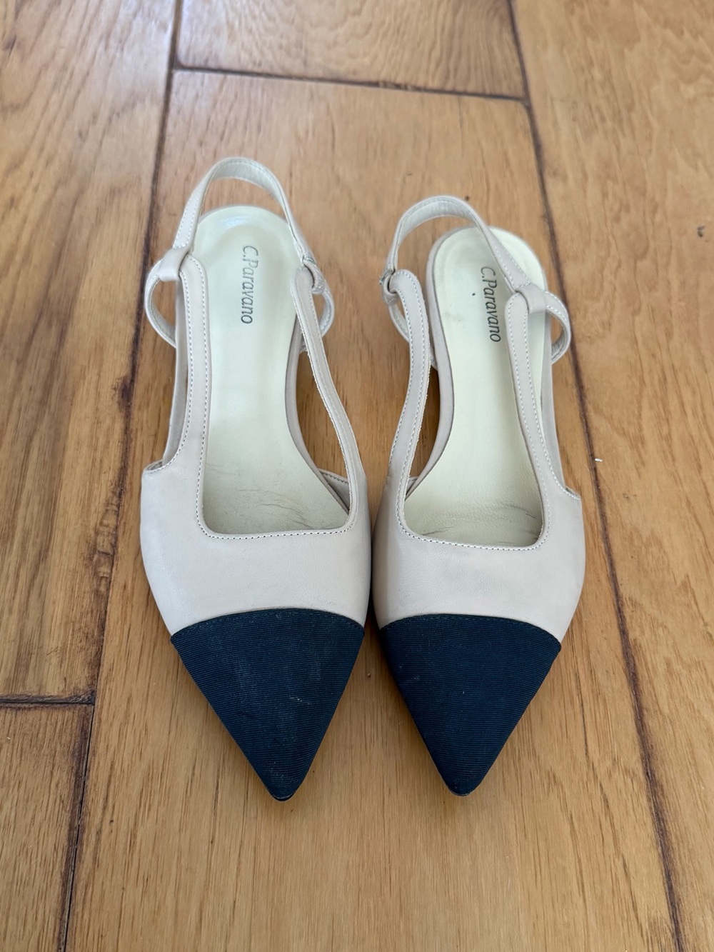 C. Paravano Slingback Flats size 39